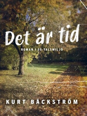 cover image of Det är tid